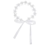 SOIMISS Lightweight Ivory Floral Headband for Women Bridal Wedding Hair Band with Polymer Clay and Crystal Material, Elegant Feminine Headpiece for Anniversary and Formal Party