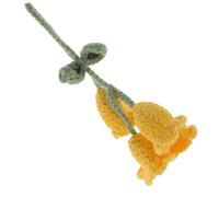 SOIMISS Lily of Pendant The Car Red Decor Cars Decorations Upholstery Car Rearview Mirror Accessories Crochet Car Accessories Crochet Car Mirror Hanging Accessories Car Ornament