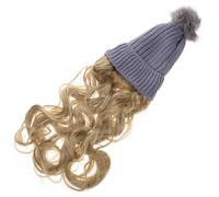 SOIMISS Long Wig Hat Cap for Long Hair Wavy Hair Wig Supple Comfortable Cloth High Temperature Silk Fashionable Realistic for Women