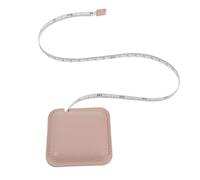 SOIMISS Lovely Mini PU Tape Measure Portable Clothes Measuring Tool for Chest Circumference Flexible and Safe with Clear Scale Compact Tailor Measurement Ruler in Pink