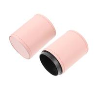 SOIMISS Makeup Brush Holder for Convenient for Cleaning Suitable for, and Pen Holder Pu Leather Material with Sturdy Construction Elegant and Sl esign Desk Office and Kitchen Use