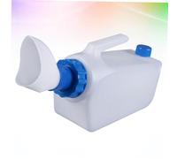 SOIMISS Male Female Urinal Funnel Portable Outdoor Urination Device for Camping Hiking Travel Lightweight Spill-Resistant Potty Pee Funnel Standing Toilet Blue