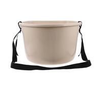 SOIMISS Manual Fertilizer Spreading Bucket 22Lb Plastic Agricultural Fertilizer Bucket with Strap, over the Shoulder Fruit Harvesting Tool and Compact Berry Picking Basket for Gardening