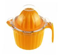 SOIMISS Manual Mini Fruit Juicer Hand Press Squeezer Plastic Citrus Juicer for Orange Lemon Pear Portable Household Kitchen Gadget for Fresh Juice Easy Operation Random Color Random Color