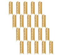 SOIMISS Metal Shoelace Tips round Metal Cord Ends Replacement End Caps 80pcs with Shiny Copper Finish Quick Installation and Prevents Fraying for Shoelaces and Drawstrings for Sports