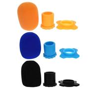 SOIMISS Microphone Protection Cover Thickened Sponge Rubber Anti-slip Shockproof Microphone Protective Cover Strong Adaptability Block Saliva Suitable for Live Performance and Random Color