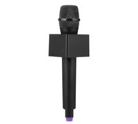 SOIMISS Microphone with Microphone Flag Station Realistic Simulation for Role Playing Theme Parties and Stage Performances Develops Public Speaking Confidence