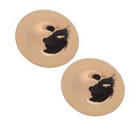 SOIMISS Mini Finger Cymbals Cymbals for Music Classes and Stage Performances Educational Rhythm Maker for Belly Dance and Party Entertainment