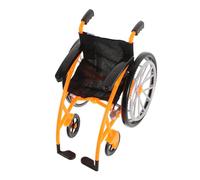 SOIMISS Mini Foldable Doll Wheelchair Crutches Set Realistic Hospital Accessories for Dollhouse Play Promotes Empathy and Understanding for Boys and Girls Role Play
