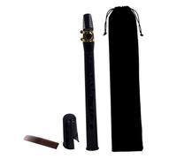SOIMISS Mini Portable Pocket Saxophone Little Woodwind Instrument with Carrying Bag Handmade Black Mini Sax for Music Lovers and Beginners Compact Travel-friendly Saxophone gift for for for for for