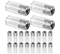 SOIMISS Mini Travel Pill Containers 20Pcs Plastic Medicine Bottles with Caps Vials for Pill Storage and-The-Go