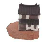 SOIMISS Miniature House Figurines Sand Table Ornament Miniature Fairy Garden Houses Accessories Little Ornaments Village Simulation Figurine