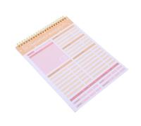 SOIMISS Monthly Budget Planner Notebook with Tearable Spiral Binding Portable Cash Management Notepad Flexible Spending Tracker Organizer for Office School and Travel