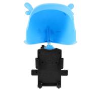 SOIMISS Motorcycle Phone Holder Mount Helmet Design for Riders and Scooters | Resin Build, Blue Finish, Easy Navigation Viewing, for Smartphones on Country Roads and Rainy Rides