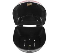 SOIMISS Motorcycle Rear Box Large Capacity Plastic Storage Carrier Safe and Reliable Rain and Dust Prevention Silver Travel Electric Vehicle Luggage Trunk