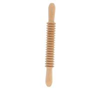 SOIMISS Multi-Function Ribbed Beech Wood Noodle Lattice Roller for Spaghetti Pasta Cutting Smooth Surface Rolling Pin for Homemade Noodles and Dough Kitchen Cooking Tool for Baking and