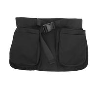 SOIMISS Multi Functional Outdoor Waist Pack Hip Pouch with Strap Multiple Compartments for Gardeners Sports Running Hiking Black Fanny Pack for Men Women
