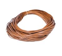 SOIMISS Multifunctional DIY Rattan Repair Material Pe Woven Chair Webbing Strip with Wood Grain Effect Flexible Furniture Rattan for Basket Chair Sofa Restoration and Crafting