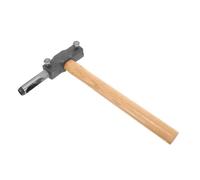 SOIMISS Mushroom Hammer for Log Inoculation with Quality Wood and Iron Construction User-Friendly Spawn Planting Puncher Tool for Various Crops for Beginners and Home Growing Enthusiasts