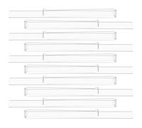 SOIMISS Music Page Clips 5 Pairs Acrylic Holders for Musicians and Sheet Music Books