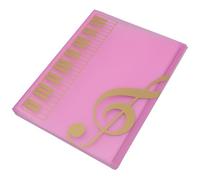 SOIMISS Music Score Organizer for Choir and Piano with Lightweight A4 80-Page Flip Folder, Portable Document Storage for Musicians on The Go