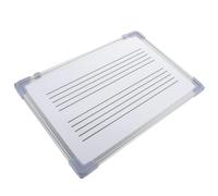 SOIMISS Music Staff Dry Erase Whiteboard 30X45Cm Double-Sided Magnetic Notation Board with Two Staff Lines for Music Teaching Classroom Educational Tools Random Color Random Color