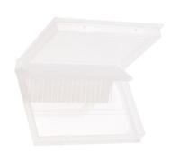 SOIMISS Nail Drill Bit Holder 20-hole Portable Storage Box Dustproof Lid Nail Drill Bits Organizer for Manicurists Tool Carrying Case