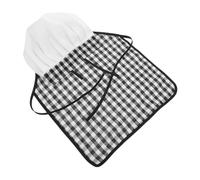 SOIMISS Newborn Chef Costume with Apron and Hat for Boys and Months Machine Washable Baking Outfit Gender-neutral Photoshoot Apparel Soft Comfortable for Cooking Play