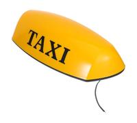 SOIMISS Nonslip Suction Cup Car Roof Light LED Taxi Sign Lamp for DIY Logo Design Yellow Illuminated Dome Light for Reliable Taxi Identification