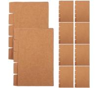SOIMISS Notebook Dividers 3X5 Inch Oxford Index Cards Paper Binder Tabs 20 Sets for Document Sorting and Study