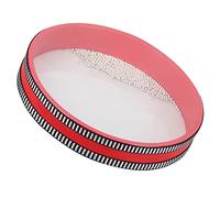 SOIMISS Ocean Drum Boys and Girls Hand Drum Percussion Instrument Wave Beads for Musical Education Red Color for Orff Music and Gentle Sea Sounds
