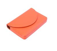 SOIMISS Orange Pu Business Card Case for Name Card Storage