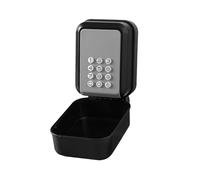 SOIMISS Outdoor Key Lock Box with Remote Access Smart Code Control Wall Mounted Space-saving Electronic Safe for Keys and Cards Large Capacity Digital Password Locker for Home and Office