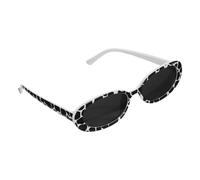 SOIMISS Over Glasses Sunglasses Womens Polarised Sunglasses Cow Pattern Trendy Cute Small Frame Eyewear Oval Spotted Eyeglasses for Women Girl