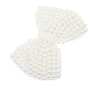 SOIMISS Pearl Bowknot Shoe Decor Durable DIY Accessory for Clothing and Crafts Elegant Garment Bowknot Ornament for Skirts and Shoes Beautiful Material for Lasting