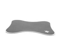SOIMISS Pet Feeding Mat Bone Shaped Reusable No-skid Mat for Cat Bowls Dog Food Bowls