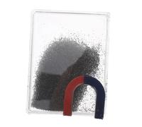 SOIMISS Physics Science Magnets Kit with Metal Powder Box and U-shaped Magnet for Physics Teaching Device and Scientific Experiment Application