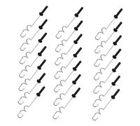 SOIMISS Pigment Mixer Head Stainless Steel Spiral Stirrer Head 20-piece Set for Easy Mixing and Blending for Artists and Hobbyists Compatible Paints Random Color