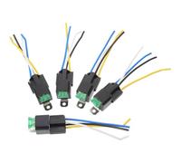 SOIMISS Pin Relay Socket Harness Kit Automotive Relay for Car Truck Wire Terminals Trailer Socket