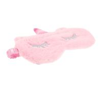 SOIMISS Pink Plush Unicorn Eye Mask Lightweight Sleep Mask for Soft Breathable Night Blindfold with Elastic Strap for Travel Work Naps