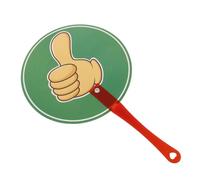 SOIMISS Plastic Answer Paddles for Engaging Voting Signs for Teachers and Students Promote Active Participation and Enhance Learning Experience