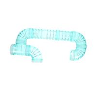 SOIMISS Plastic Hamster Cage Tube DIY Maze for Rats and Hamsters, Easy to Install Green Plastic External Tunnel outside The Cage Playground Use