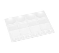 SOIMISS Plastic Paint Palette Tray with Multiple Wells for Watercolor Mixing Practical and Easy to Clean Painting Pallet for Art Craft DIY Projects Lightweight and Space Saving Mixing