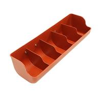 SOIMISS Plastic Pig Feeding Trough Compartment Durable Feeding Groove for Newborn Pigs Easy to Install High Wear Resistance Suitable for Livestock Farms Convenient and Practical