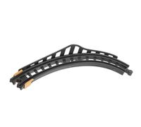 SOIMISS Plastic Train Track Curved Railway Rail Expansion Track Accessory for Boys and Sturdy Plastic Replacement Part Compatible with Model Railroad Enhances Complex Railway Designs and