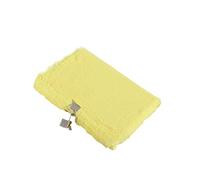 SOIMISS Plush Locked Diary Notebook for Girls with Creative Yellow Cover, A5 Organizer Notebook Planner Suitable for School and Birthday Party Use