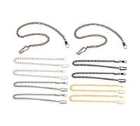 SOIMISS Pocket Watch Chains 10 Pcs Antique Alloy Watch Fob Chains 37.5cm Retro Classic Sturdy Practical