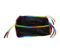 SOIMISS Portable Black Stroller Storage Bag Organizer Large Capacity Oxford Cloth Polyester Elegant Style for Parents