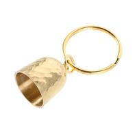 SOIMISS Portable Brass Bell Keychain for Cycling and Camping Small Pendant with Crisp Clear Sound Vintage Hanging Decoration for Backpack and Handbag Stylish Outdoor Accessory