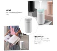 SOIMISS Portable Car Aroma Diffuser White Mini Essential Oil Humidifier Mist Refresher for Indoor Air Freshening and Odor Removal Suitable for Home and Vehicle Use